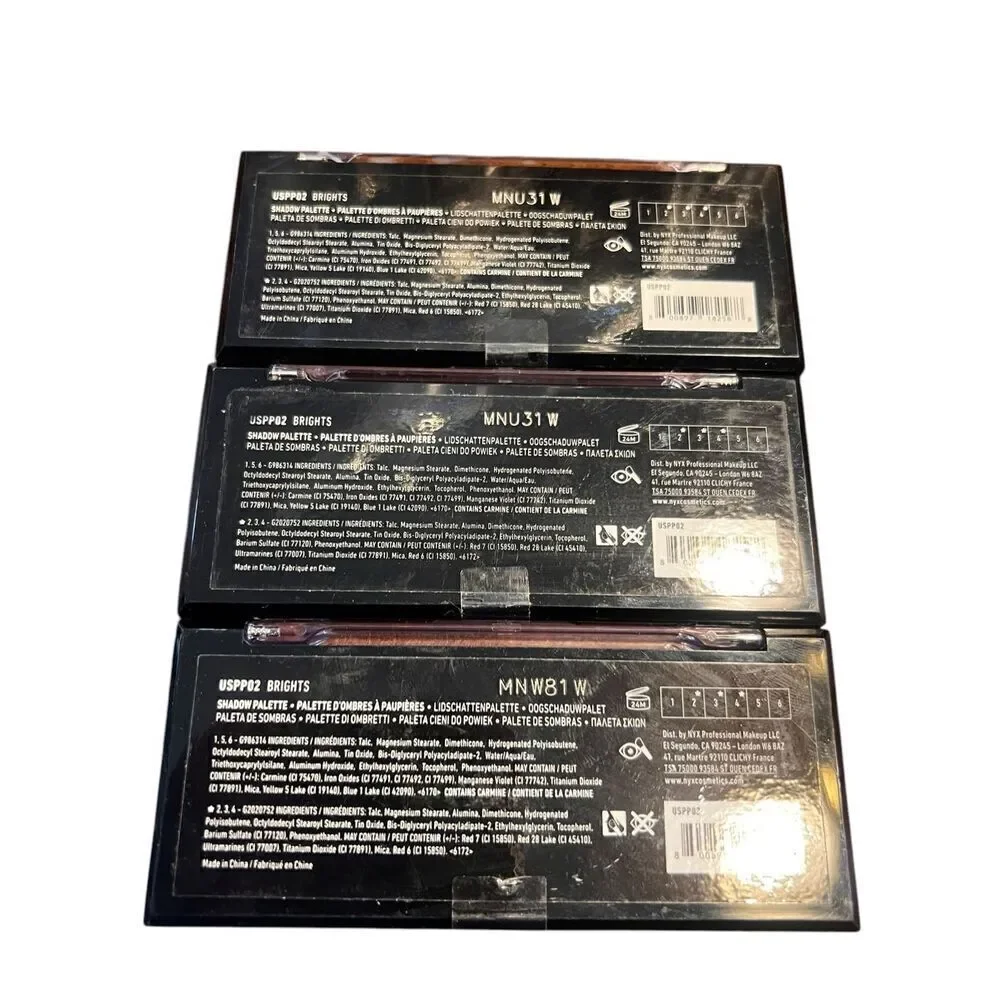 3 NYX Ultimate Edit Petite Palette Sealed 0.04 oz Each USPP02 - Bright